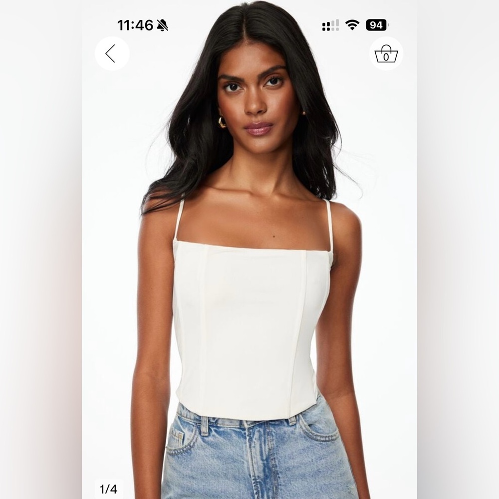 Dynamite: Bustier top with boning *new* with tag